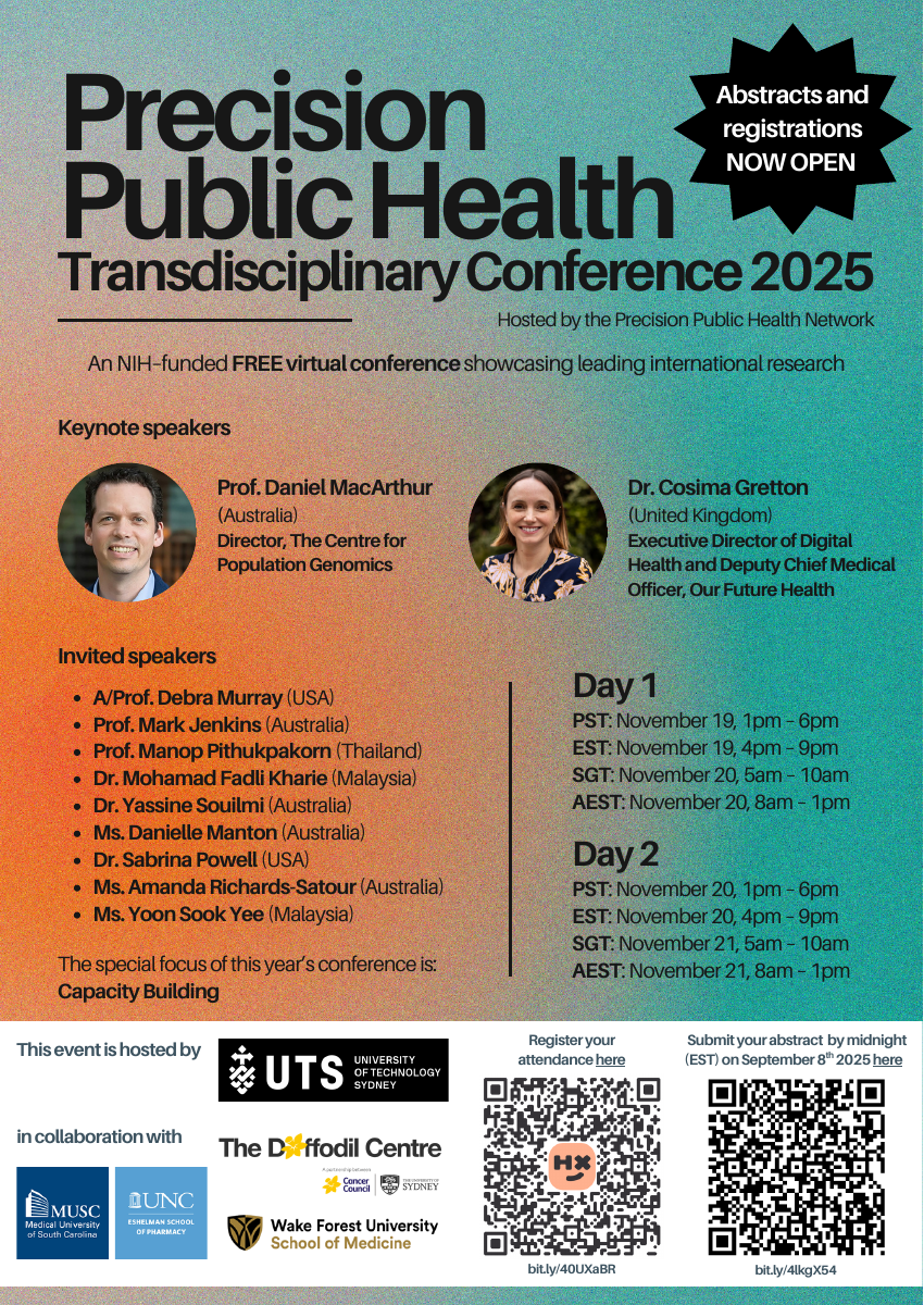 Click to view full size Conference Poster